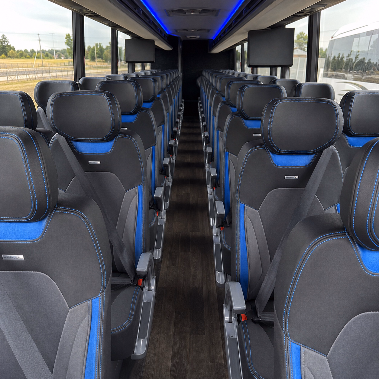 clinton township charter bus rental