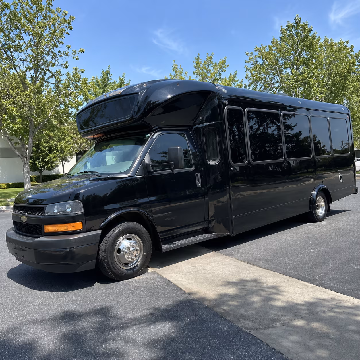 shelby township 15 passenger party bus
