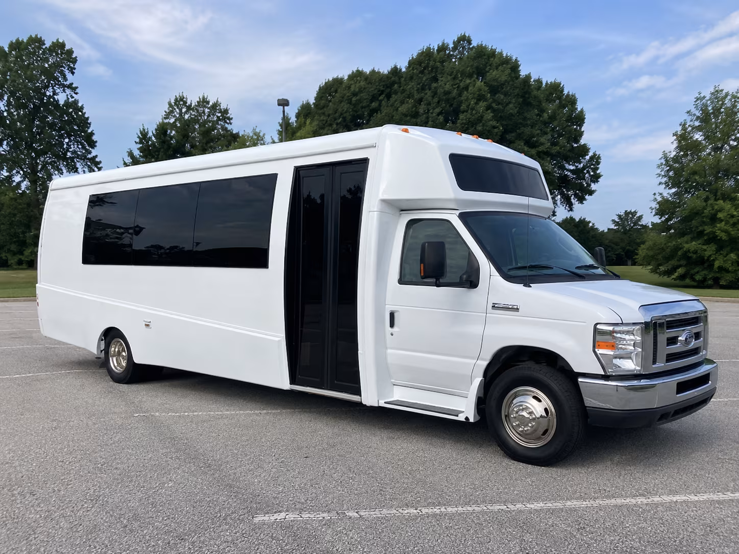 shelby township 18 passenger party bus