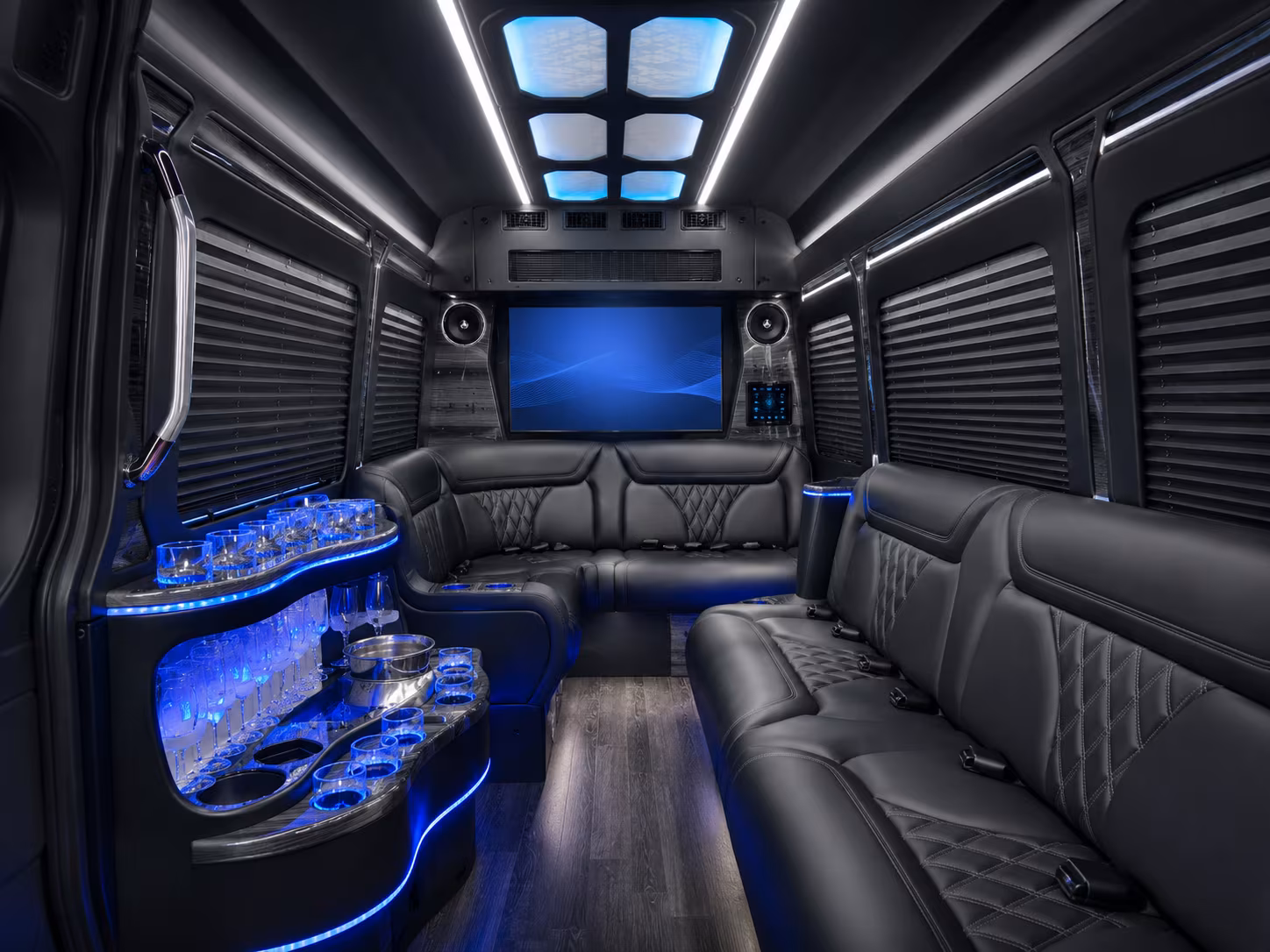 shelby township 40 passenger party bus