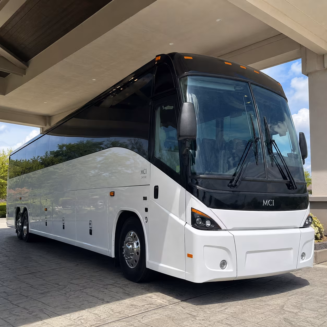 shelby township bus rental service area