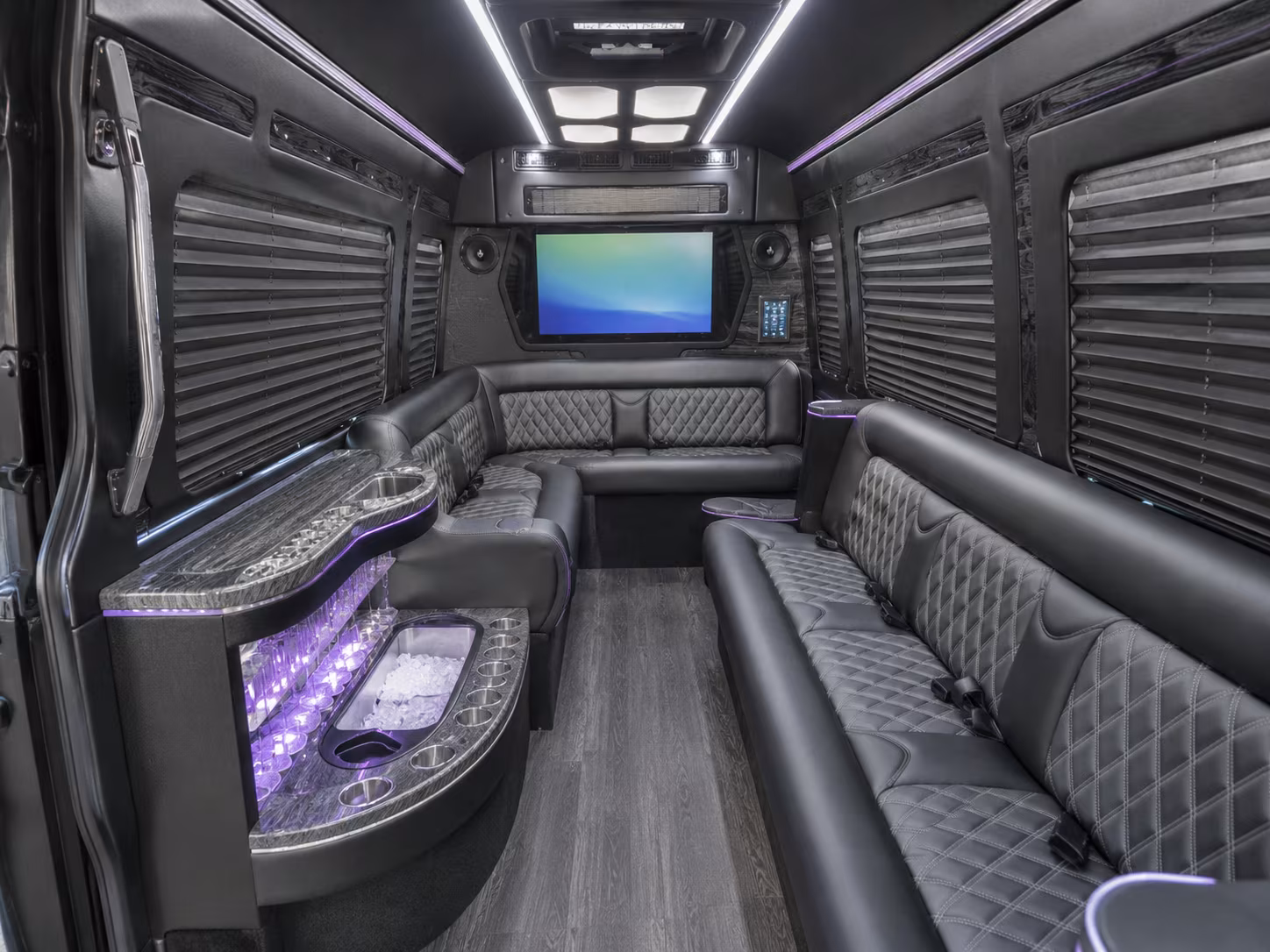 shelby township long distance transportation onboard seating
