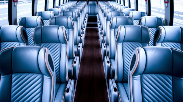 50 passenger charter bus interior clinton