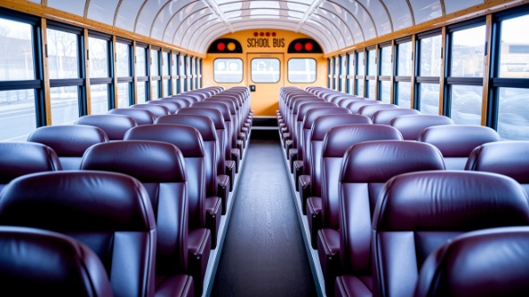 school bus rental inside shelby