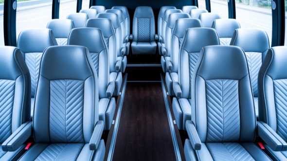 shelby 35 passenger minibus interior