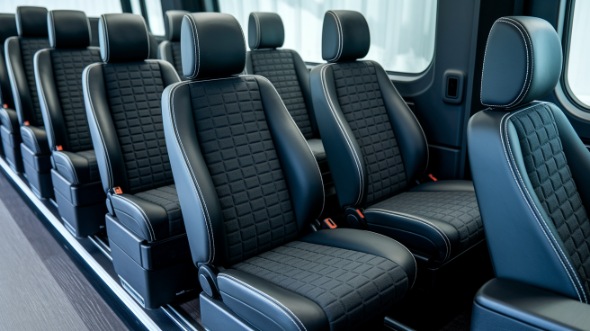 sprinter van with driver inside shelby